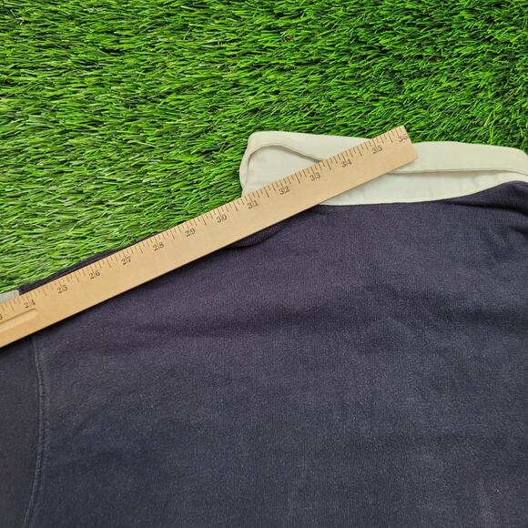 Vintage Y2K Aeropostale Striped Rugby Shirt Mens Large Preppy Skater - Picture 10 of 13